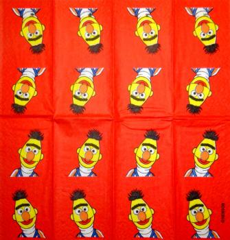 BF1-019 Monster - 4-ply - Sesame Workshop - Jim Henson - Handkerchief